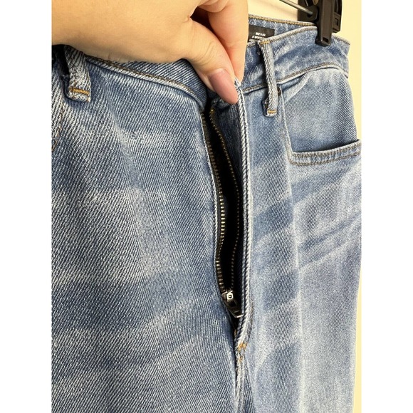 X Alexander Wang Denim Jeans Womens Size 29 Light Wash Skinny Blue Mid Rise - Picture 8 of 11